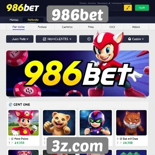 Evolução das ofertas de jogos na 986bet