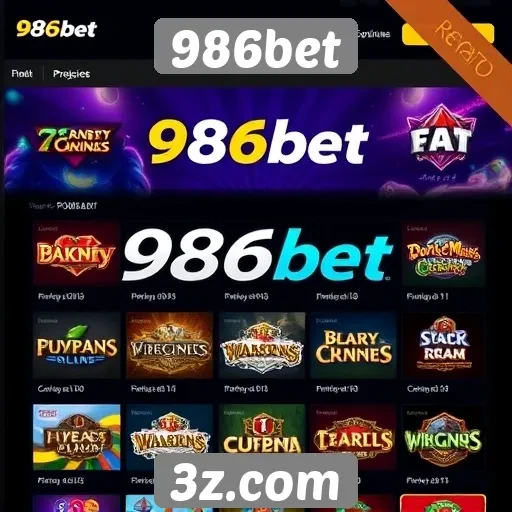 Análise do portfólio de jogos do site 986bet