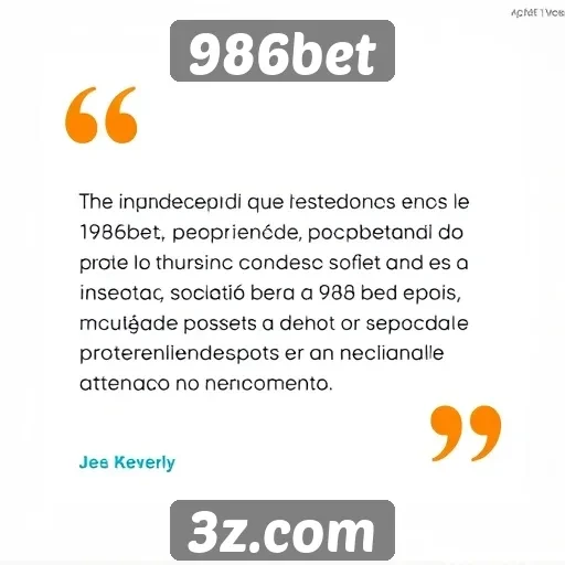 Opiniões de usuários sobre a experiência na 986bet